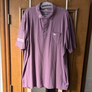 Scotty Cameron Purple Striped Polo Shirt